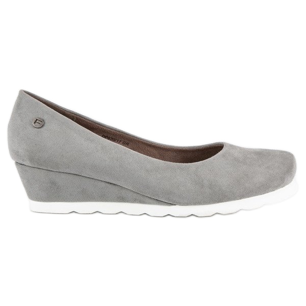 Filippo Wildlederpumps für Damen grau