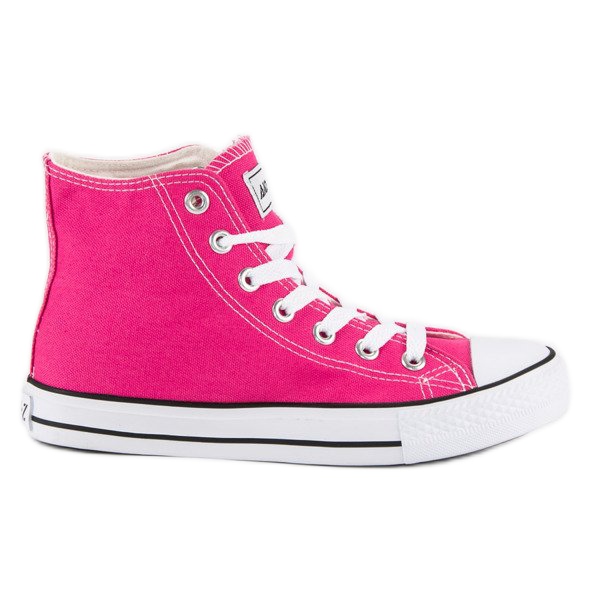 Andy Z Klassische Sneaker über dem Knöchel rosa