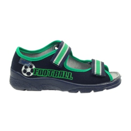 Sandalen für Jungen Befado 969x078 marineblau grün