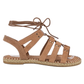 Vices Flache Römer mit Bindung braun