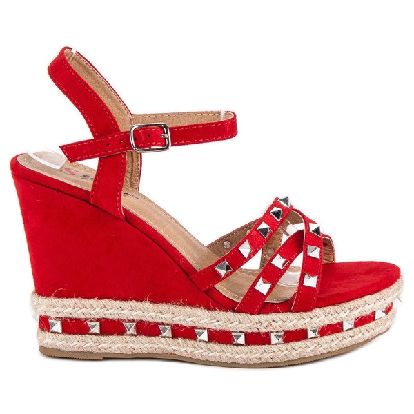 Seastar Espadrilles-Sandalen aus Wildleder rot