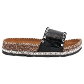 Seastar Stilvolle Damenhausschuhe schwarz