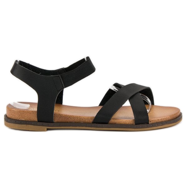 Nio Nio Schwarze Damensandalen
