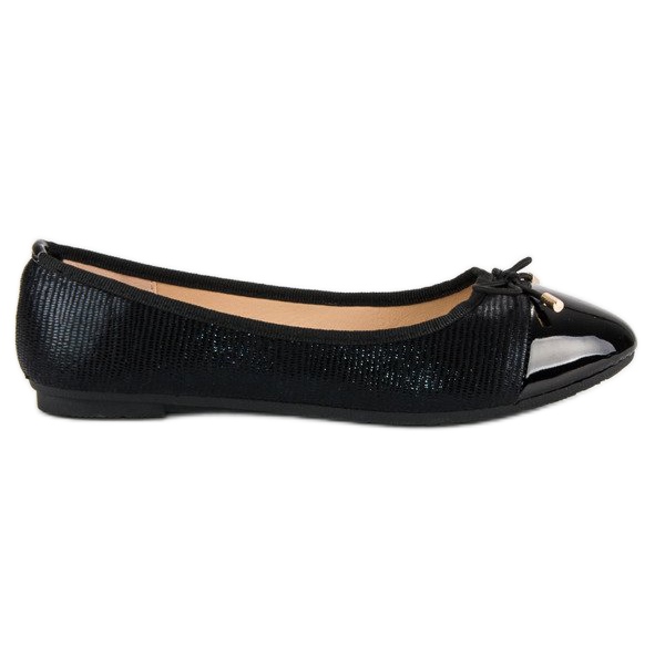 Diamantique Elegante Ballerinas schwarz
