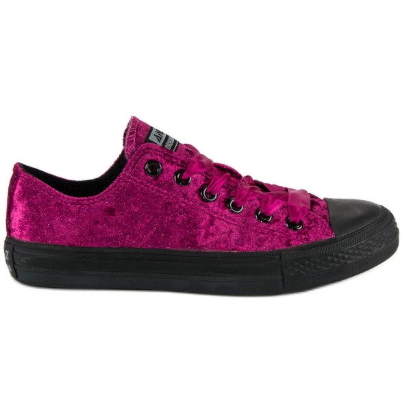 Andy Z Turnschuhe aus Velours in Fuchsia rosa