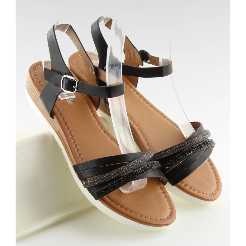 Schwarze Sandalen für Damen 620-29 schwarz