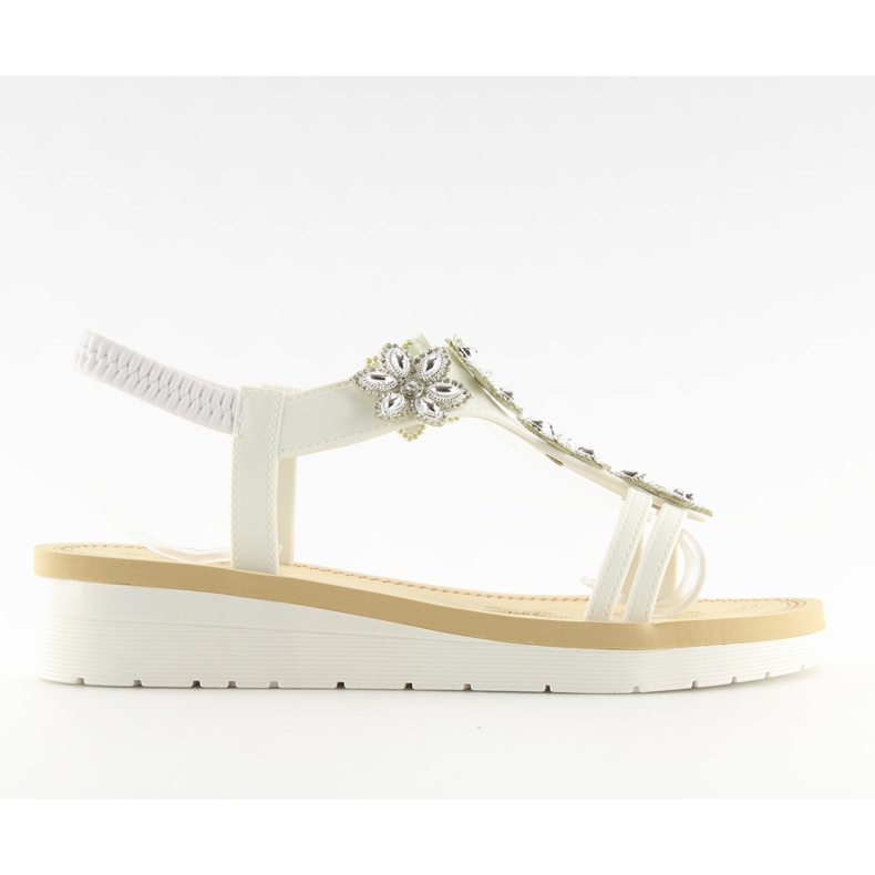 Damensandalen sehr bequem weiß 981