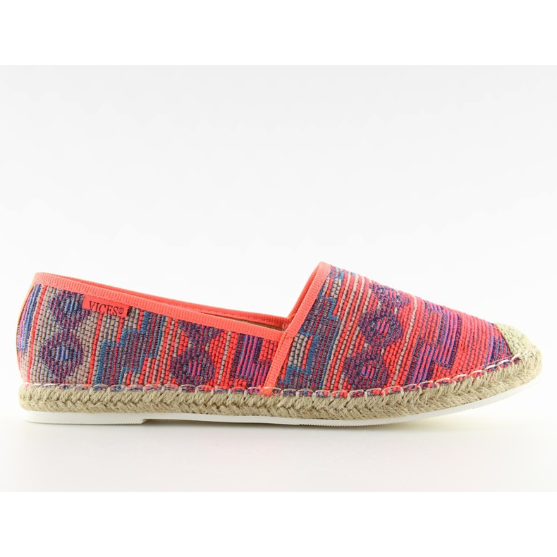 Fluo 3051 Fushia Damen-Espadrilles orange