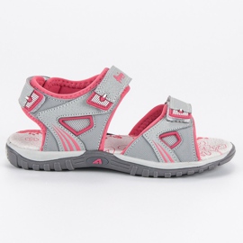 American Club Sandalen amerikanisch grau