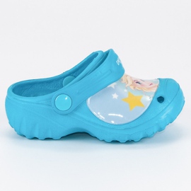 Gummischuhe im Land des Eises blau