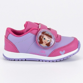 Turnschuhe Klettverschluss Ihre Hoheit Zosia lila rosa