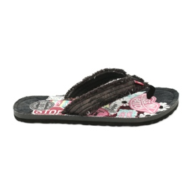 Jeans Big Star 274A124 Flip-Flops schwarz mehrfarbig
