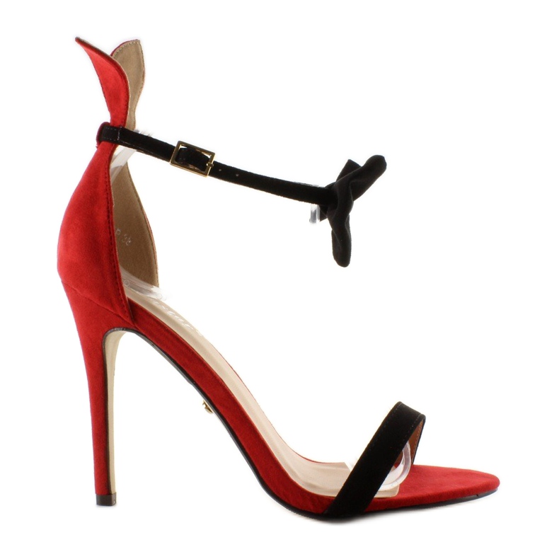 Sandalen an einer Nadel mit Ohren ZJ-15P Rot