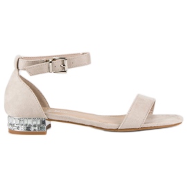 Nio Nio Elegante Sandalen aus Wildleder braun