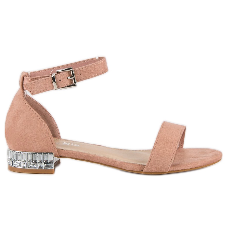 Nio Nio Elegante Sandalen aus Wildleder rosa