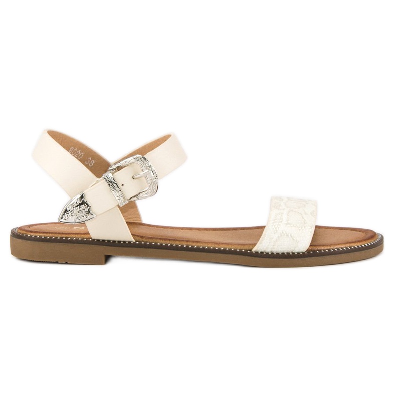 Nio Nio Bequeme flache Sandalen gelb