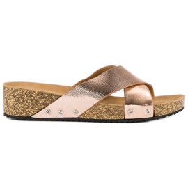 Vices Stylische Laster Hausschuhe rosa