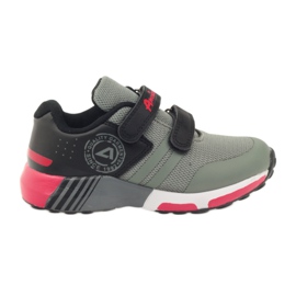American Club American ADI Sportschuhe für Kinder 16687 grau schwarz rot