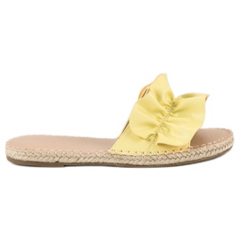 Vices Gelbe Espadrilles Schraubstöcke