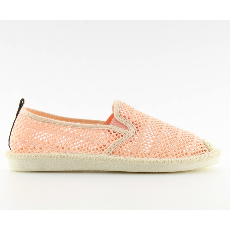 Espadrilles aus rosa Mesh 35503 Rosa