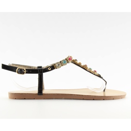 Schwarz H8-70 Schwarze Flip-Flops