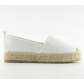 Weiße Damen-Espadrilles BB10P weiß