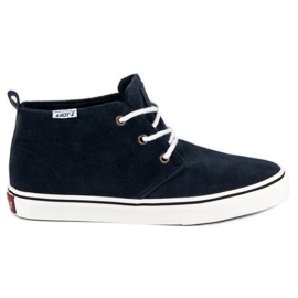 Andy Z Knöchelturnschuhe aus Wildleder blau