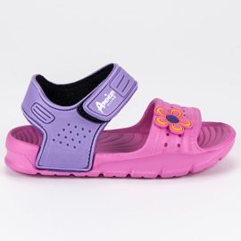 American Club Sandalen für amerikanisches Mädchen lila rosa