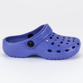 Lila Gummi-Flip-Flops violett