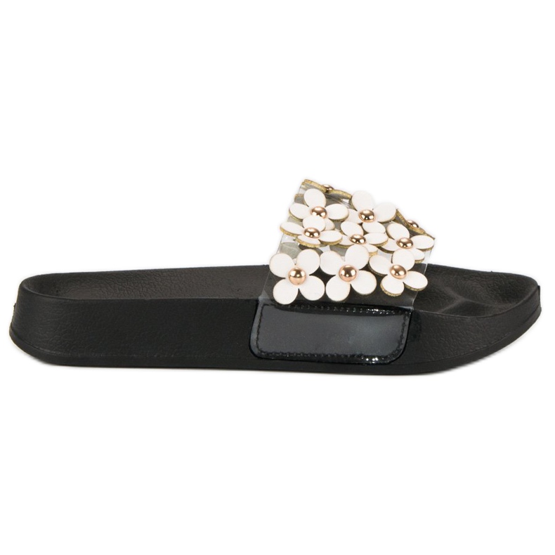 Vices Stilvolle Schraubstock-Hausschuhe für Damen weiß