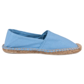 Blaue Espadrilles