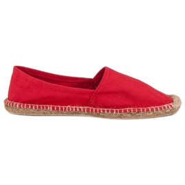 Rote Espadrilles