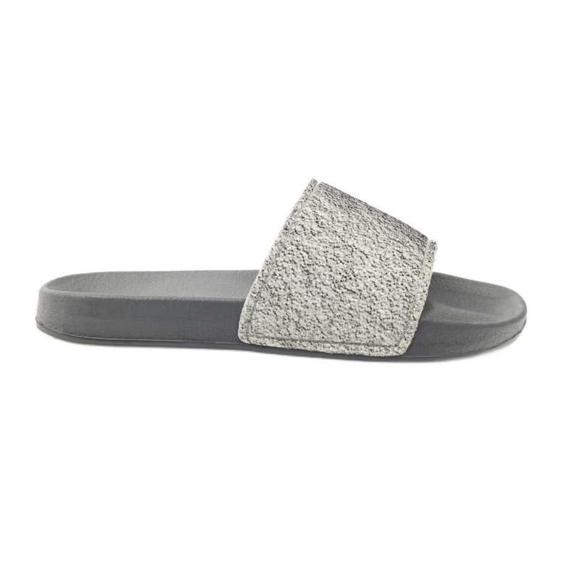 Profilierte Hausschuhe Big Star Glitzer grau