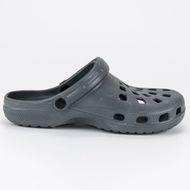 Graue Herrenhausschuhe