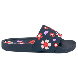 Vices Blumenpantoffeln Laster blau