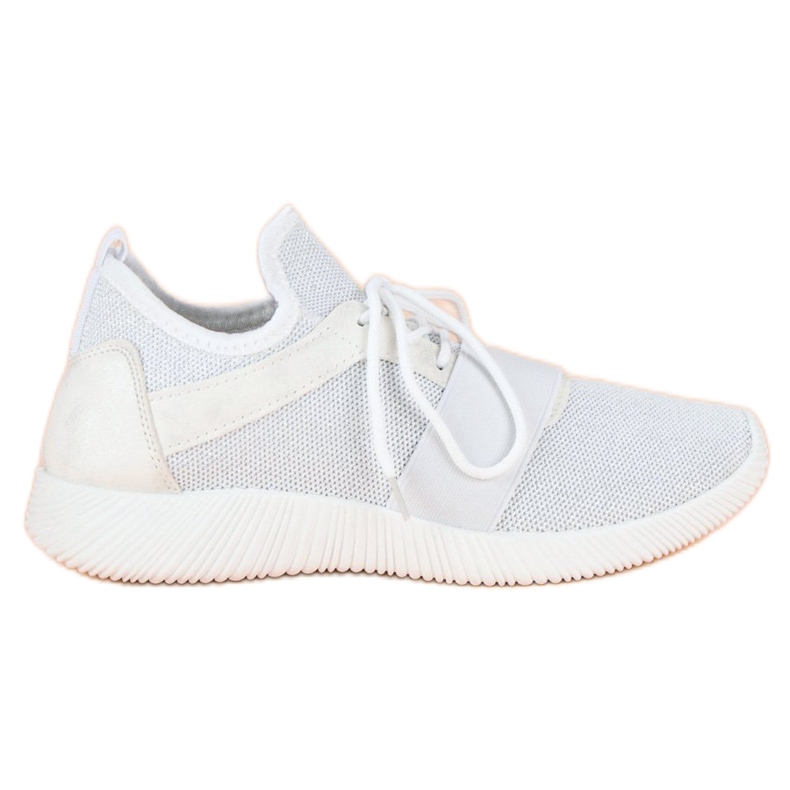 Weiße Schlupfschuhe