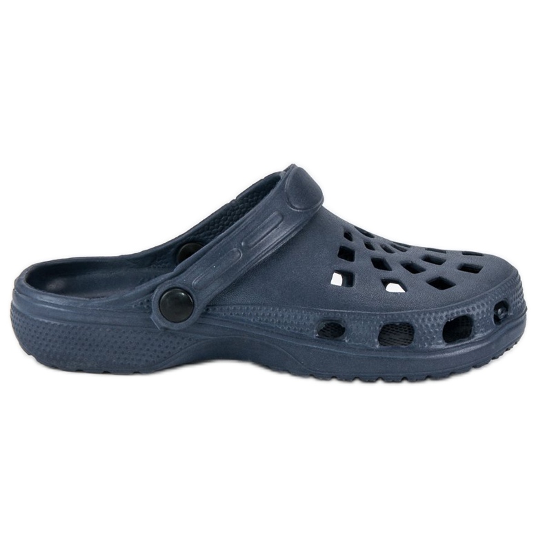 Marineblaue Gartenpantoffeln