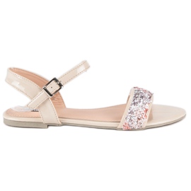 Vices Beige Sandalen Laster