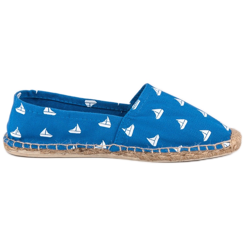 Blaue Espadrilles
