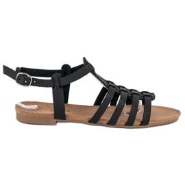 Bequeme Sommersandalen schwarz