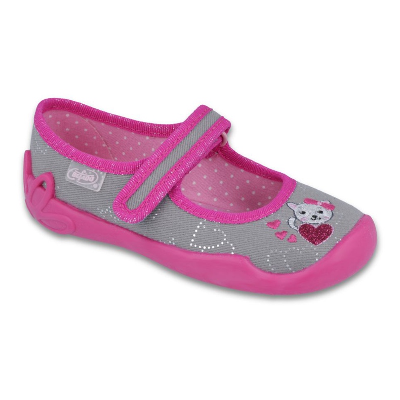 Befado Kinderschuhe 114X295 grau rosa