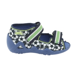 Befado grüne Kinderschuhe 250P078 weiß marineblau