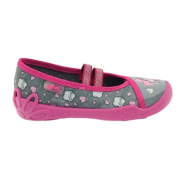 Befado Kinderschuhe 116X238 grau rosa
