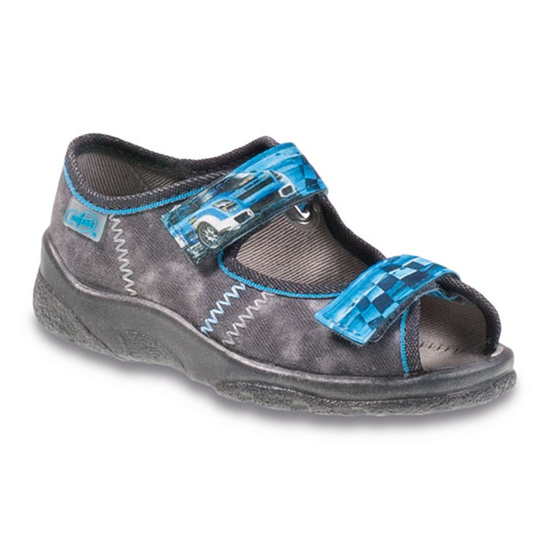 Befado Kinderschuhe 969Y117 blau grau