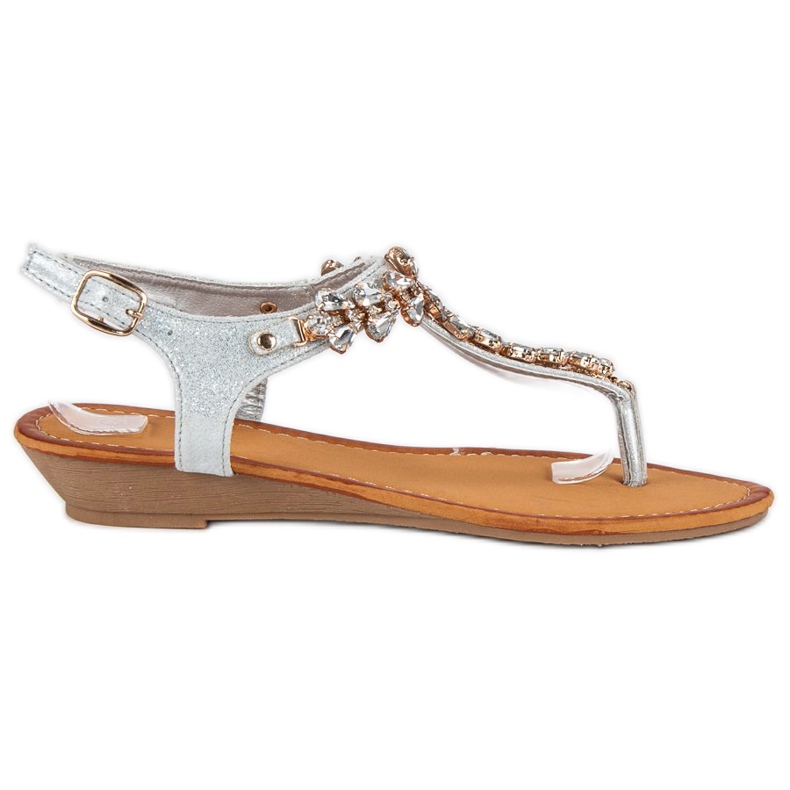 Elegante Flip-Flops grau