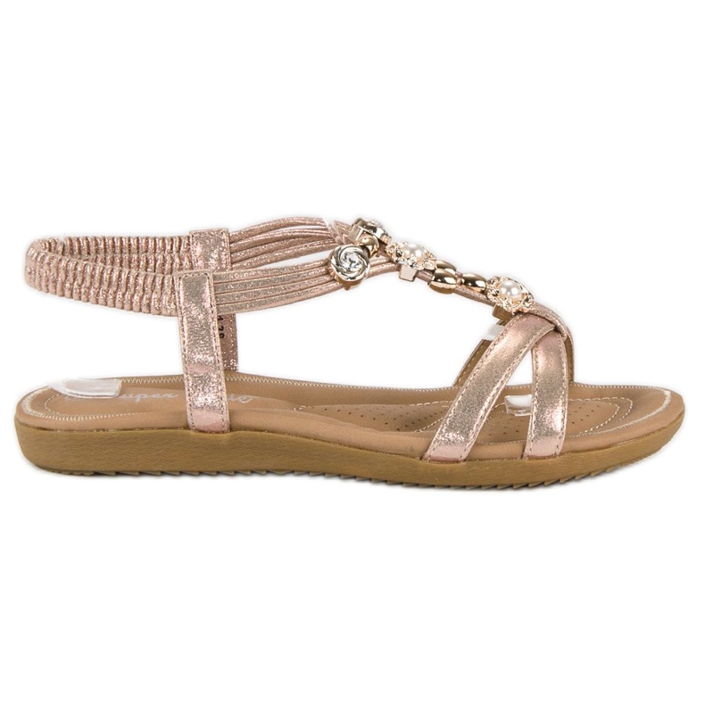 Super Mode Stylische Damensandalen rosa