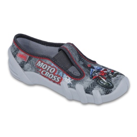 Befado Kinderschuhe 290X166 grau rot