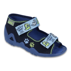 Befado grüne Kinderschuhe 250P076 blau navy blau