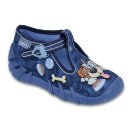 Befado Kinderschuhe 110P322 braun blau marineblau