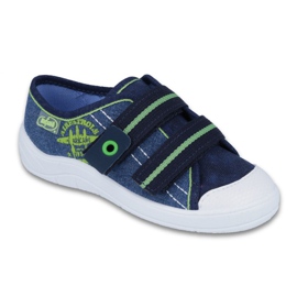 Befado Kinderschuhe 672Y061 blau grün marineblau